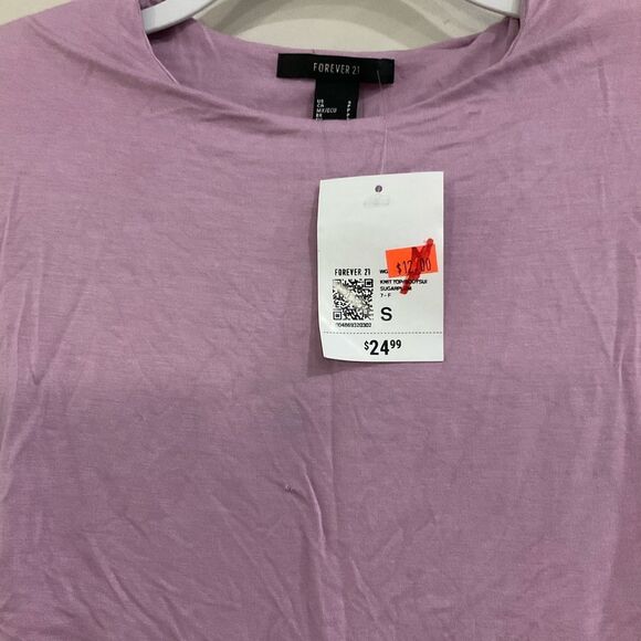 Forever 21 Ruched Shoulder Pad Sleeveless Bodysuit in Purple Pink - Picture 2 of 2